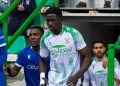 Gnangoro Bouare en un partido con el Atlético Sanluqueño