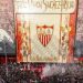 Manifestación en los aledaños del estadio del Sevilla FC. | Imagen: X.