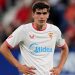 Juanlu Sánchez disputando un partido con el Sevilla FC. | Imagen: X.