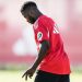Kelechi Iheanacho realizando un entrenamiento con el Sevilla FC. | Imagen: X.
