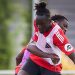 Batista Mendy durante una sesión de entrenamiento del Sevilla FC. | Imagen: perfil de X @ZonaMixta__.