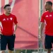 Vargas y Sow sobre el césped de la ciudad deportiva del Sevilla FC. | Imagen: página web Sevilla FC.