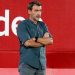 Jesús Galván dirigiendo un encuentro del Sevilla Atlético. | Imagen: Perfil de X @CanteraSFC.