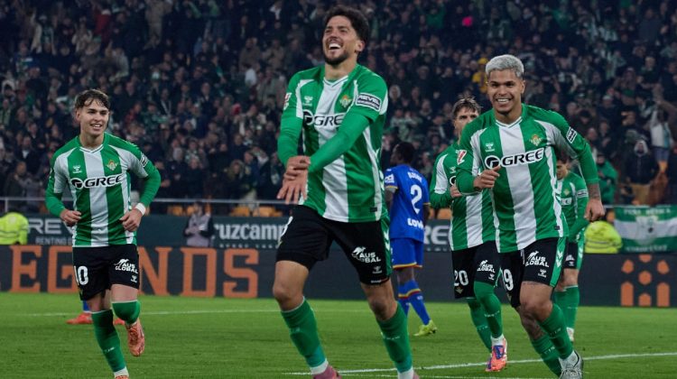 Pablo Fornals celebrando su gol anotado ante el Getafe. | Imagen: perfil de X @RealBetis.