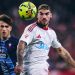 Isaac Romero disputando el balón en el Sevilla - Celta. | Imagen: X.