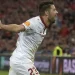 Coke celebrando un gol en un partido del Sevilla. | Imagen: página web Sevilla FC.
