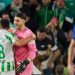 Jugadores del Betis celebrando un gol ante el Atlético de Madrid. | Imagen: X.