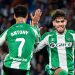 Antony y Ez Abde celebran el primer gol del Real Betis ante la Real Sociedad | Imagen: RBB